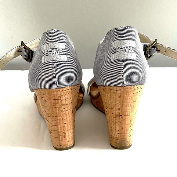 Clarissa slate blue wedge heel - Picture 14 of 15